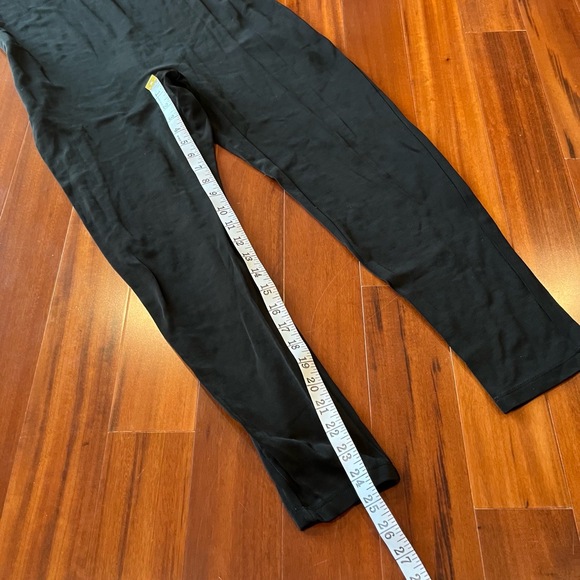 Vintage Cache Black Bodysuit Jumpsuit One Piece Full Length Spandex Size Large - Picture 7 of 8